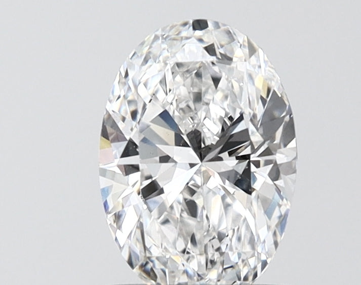 1.10 Carat Oval Shaped, Ideal Cut, D Color, VVS2 Clarity, IGI Certified Lab Grown Diamond