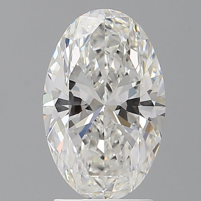 2.53 Carat Oval Shaped, Ideal Cut, F Color, VVS2 Clarity, IGI Certified Lab Grown Diamond