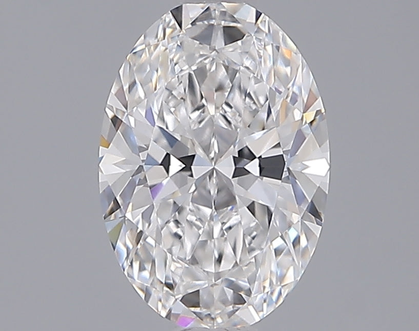 1.57 Carat Oval Shaped, Ideal Cut, D Color, VVS2 Clarity, IGI Certified Lab Grown Diamond