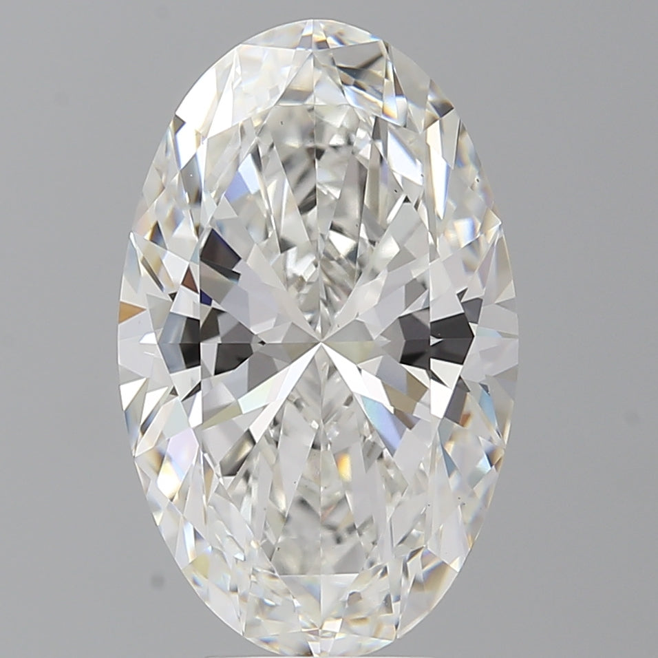 6.59 Carat Oval Shaped, Ideal Cut, F Color, VS1 Clarity, IGI Certified Lab Grown Diamond