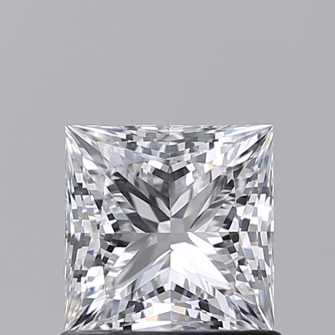 1.01 Carat Princess Shaped, Excellent Cut, D Color, VVS2 Clarity, IGI Certified Lab Grown Diamond