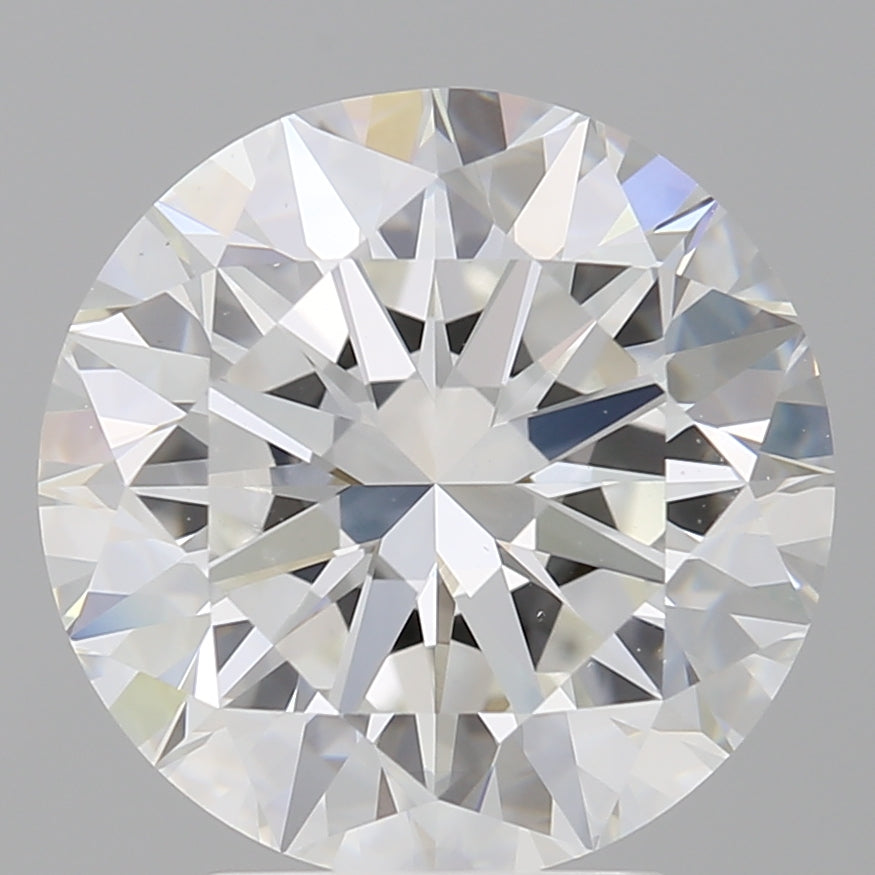 4.03 Carat Round Shaped, Excellent Cut, F Color, VS1 Clarity, IGI Certified Lab Grown Diamond