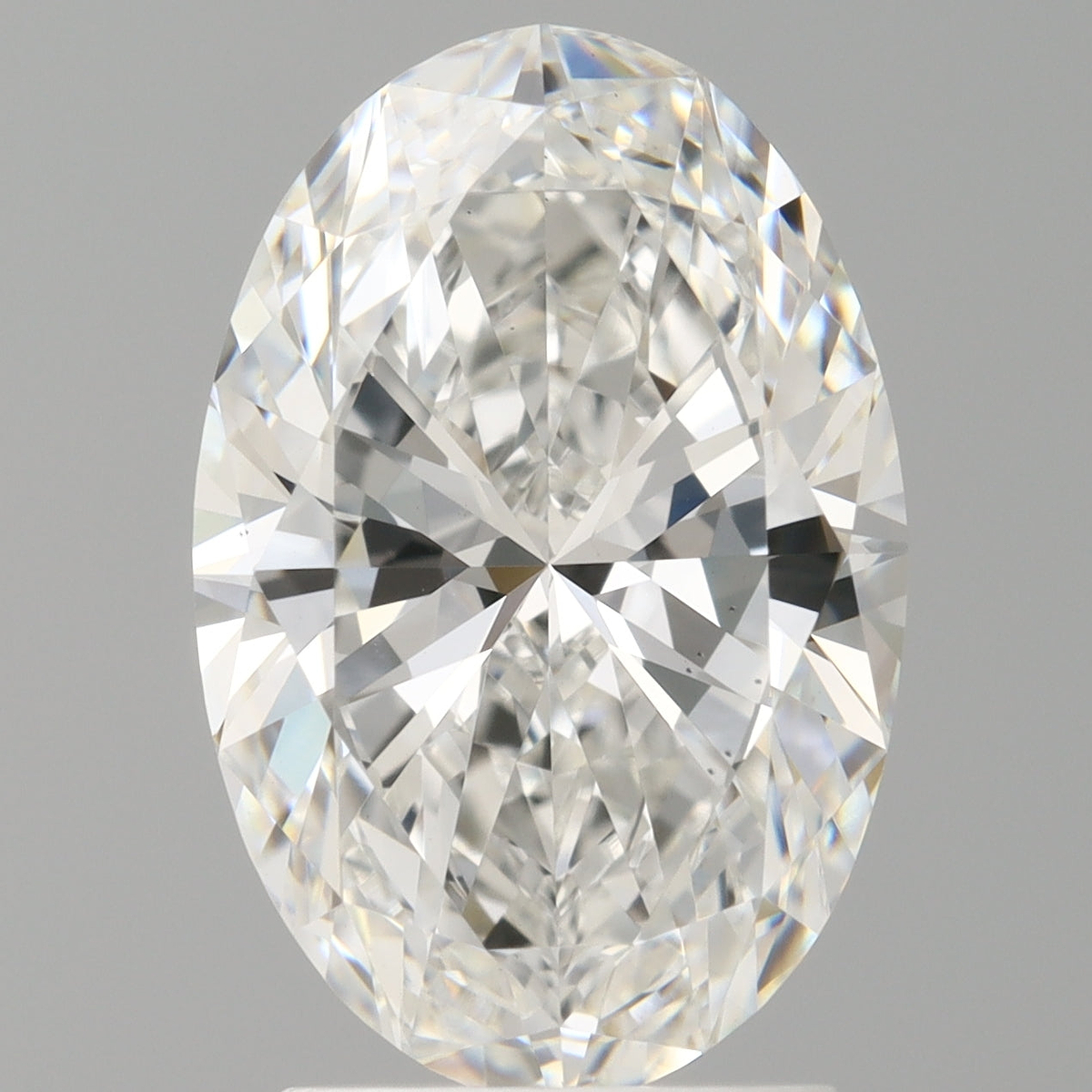 2.57 Carat Oval Shaped, Ideal Cut, E Color, VS2 Clarity, IGI Certified Lab Grown Diamond