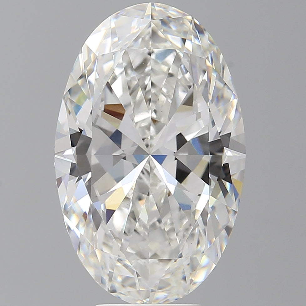 7.54 Carat Oval Shaped, Ideal Cut, F Color, VVS2 Clarity, IGI Certified Lab Grown Diamond