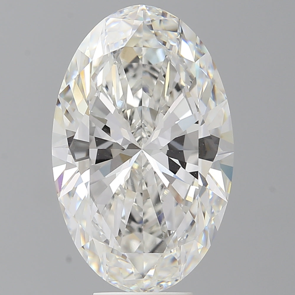 7.59 Carat Oval Shaped, Ideal Cut, F Color, VVS2 Clarity, IGI Certified Lab Grown Diamond