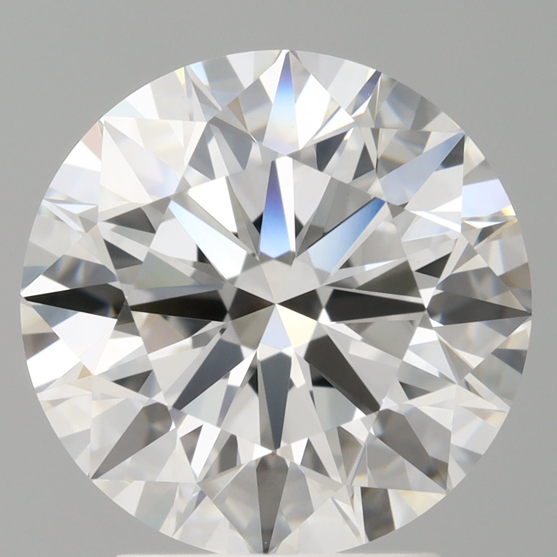 3.05 Carat Round Shaped, Ideal Cut, E Color, VVS2 Clarity, IGI Certified Lab Grown Diamond