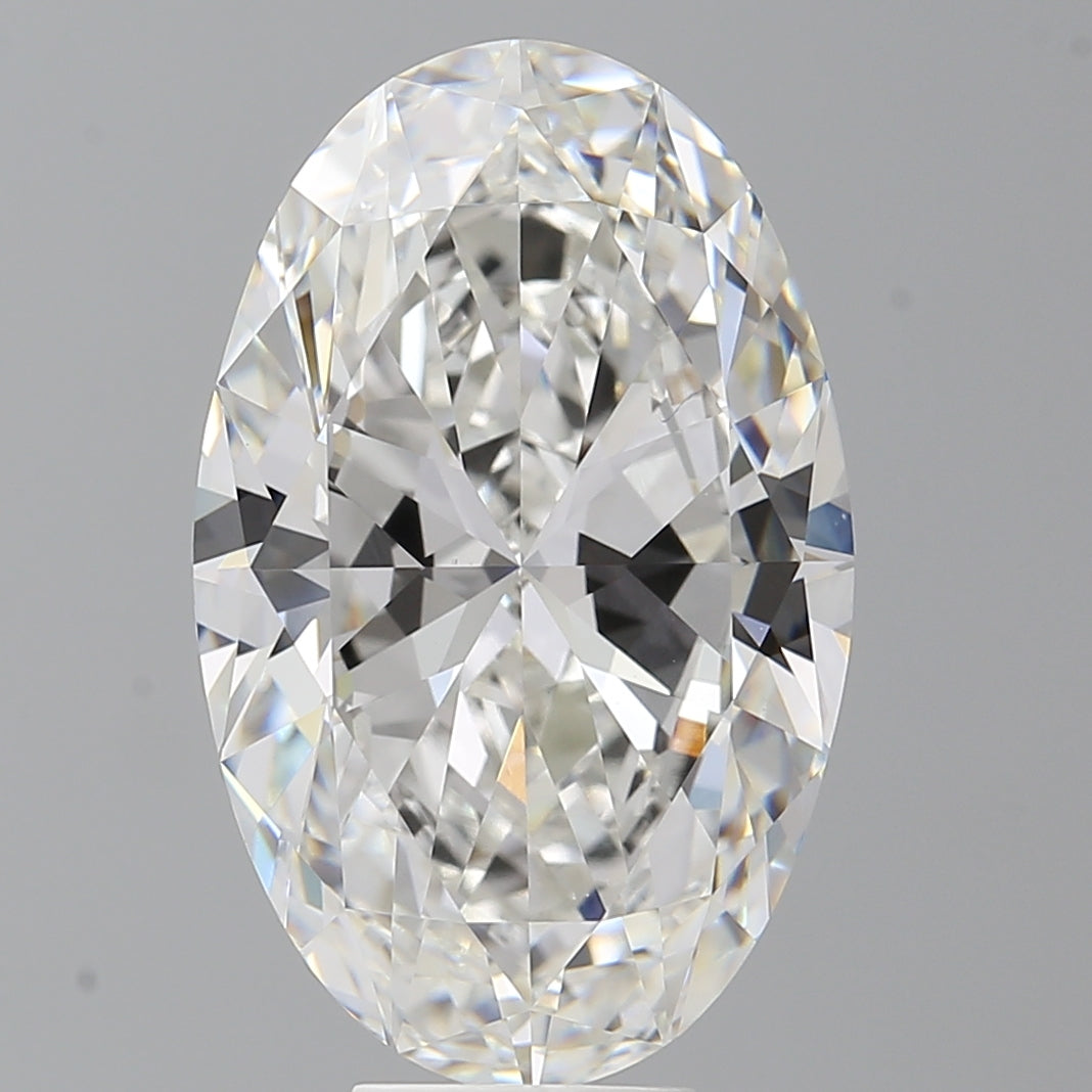9.09 Carat Oval Shaped, Ideal Cut, F Color, VVS2 Clarity, IGI Certified Lab Grown Diamond