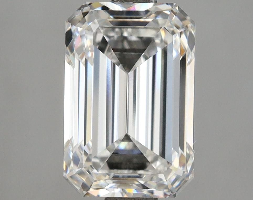 3.37 Carat Emerald Shaped, Ideal Cut, E Color, VVS1 Clarity, IGI Certified Lab Grown Diamond