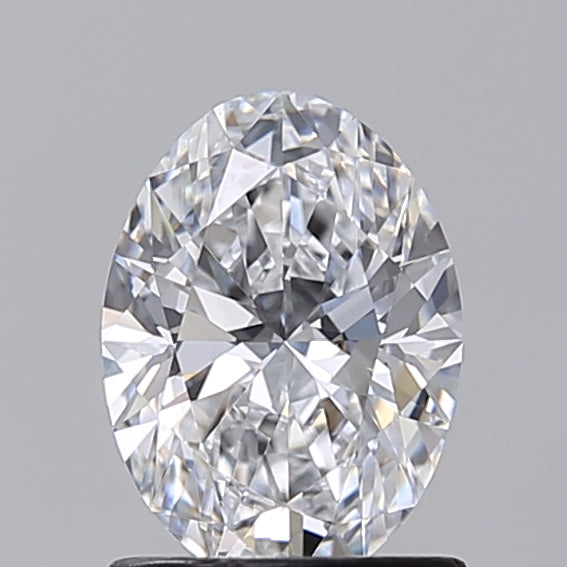 1.10 Carat Oval Shaped, Ideal Cut, D Color, VVS2 Clarity, IGI Certified Lab Grown Diamond