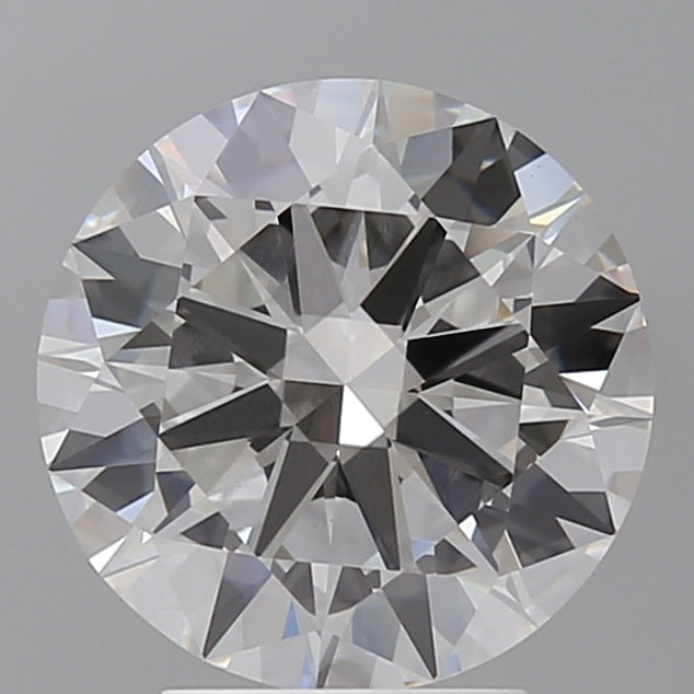3.52 Carat Round Shaped, Excellent Cut, F Color, VVS2 Clarity, IGI Certified Lab Grown Diamond