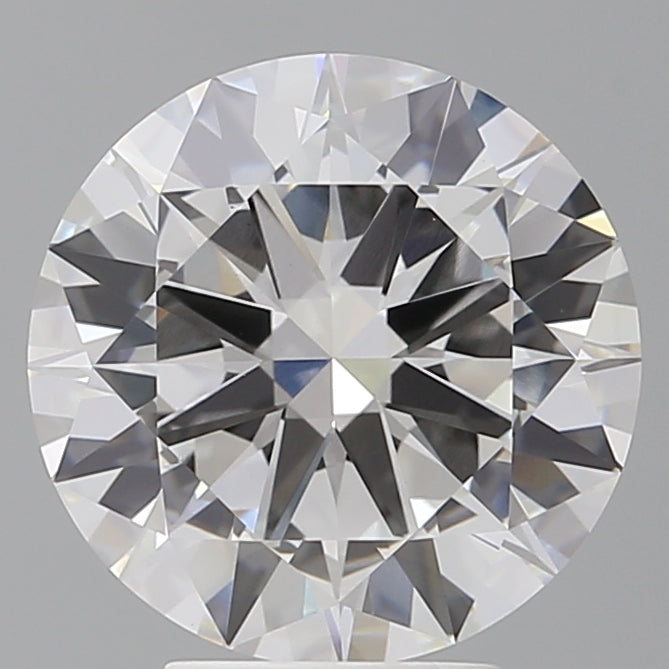 4.53 Carat Round Shaped, Excellent Cut, F Color, VVS2 Clarity, IGI Certified Lab Grown Diamond