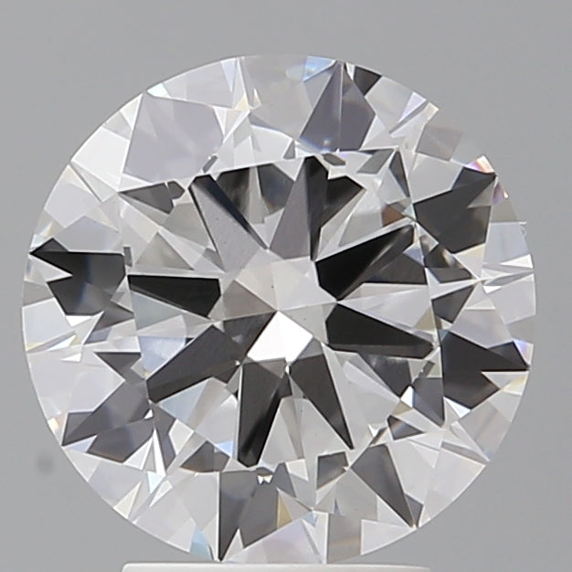 3.57 Carat Round Shaped, Excellent Cut, E Color, VVS2 Clarity, IGI Certified Lab Grown Diamond