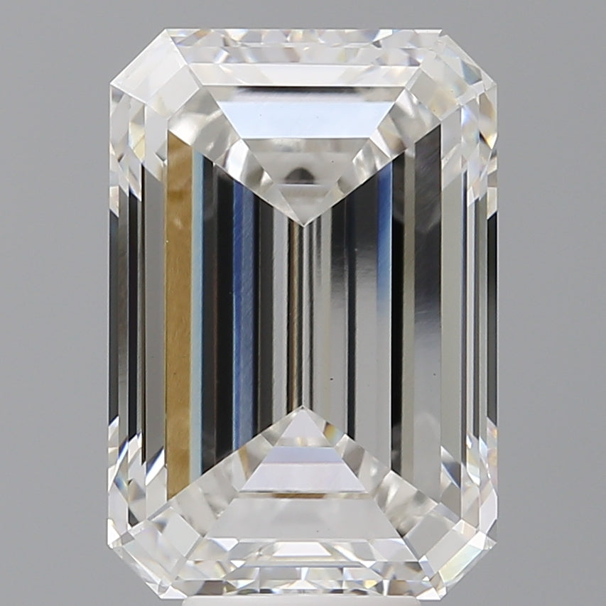 8.91 Carat Emerald Shaped, Excellent Cut, F Color, VVS2 Clarity, IGI Certified Lab Grown Diamond