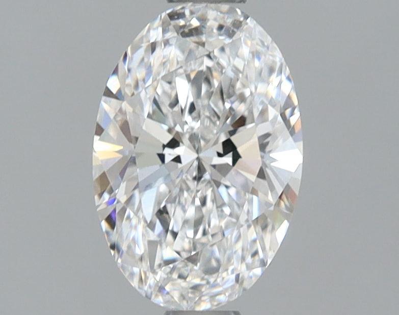 1.06 Carat Oval Shaped, Ideal Cut, D Color, VVS2 Clarity, IGI Certified Lab Grown Diamond