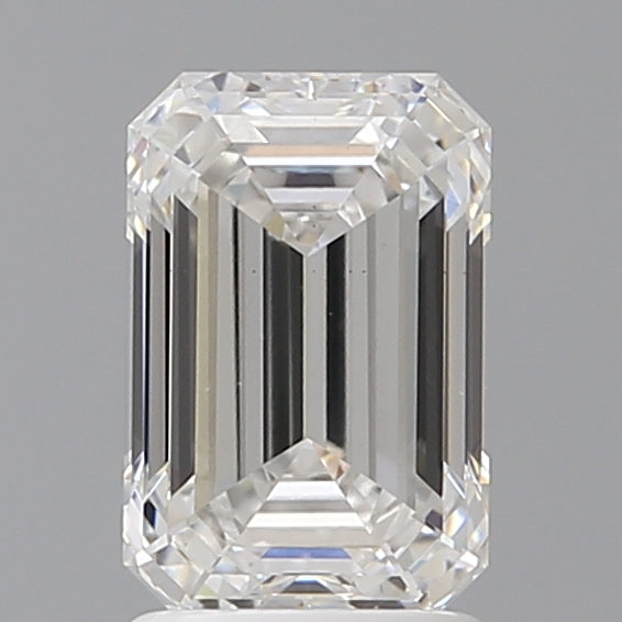 2.10 Carat Emerald Shaped, Ideal Cut, E Color, VS1 Clarity, IGI Certified Lab Grown Diamond