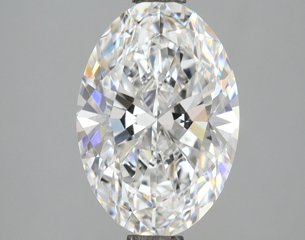 2.54 Carat Oval Shaped, Ideal Cut, E Color, VS1 Clarity, IGI Certified Lab Grown Diamond