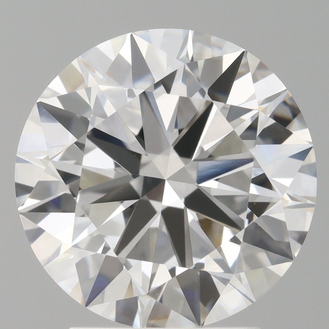 3.02 Carat Round Shaped, Excellent Cut, E Color, VVS2 Clarity, IGI Certified Lab Grown Diamond