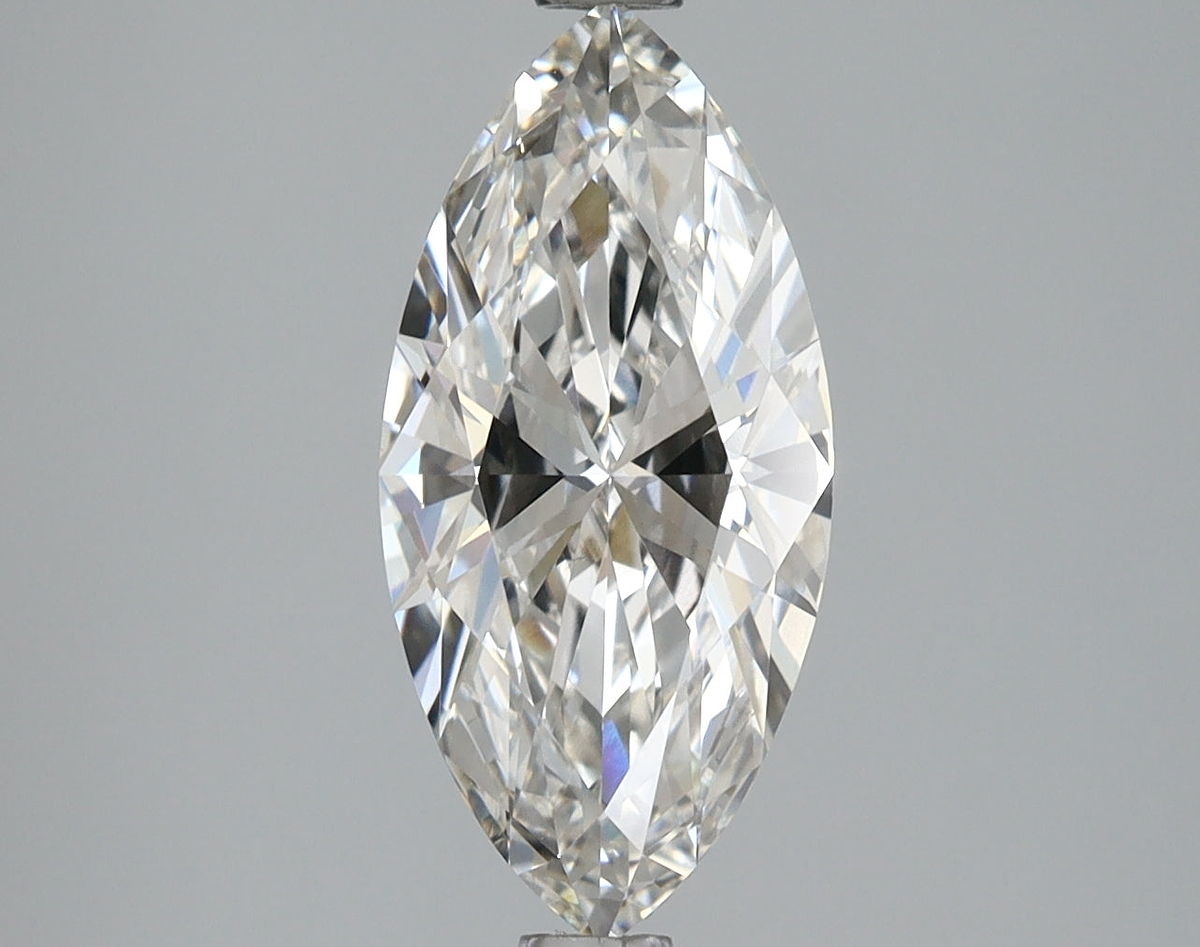 2.01 Carat Marquise Shaped, Ideal Cut, F Color, VVS2 Clarity, IGI Certified Lab Grown Diamond