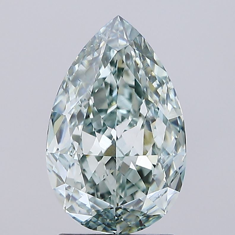 2.51 Carat Pear Shaped, Ideal Cut, VS1 Clarity, IGI Certified Lab Grown Diamond
