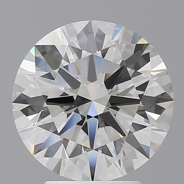 3.59 Carat Round Shaped, Ideal Cut, F Color, VS1 Clarity, IGI Certified Lab Grown Diamond