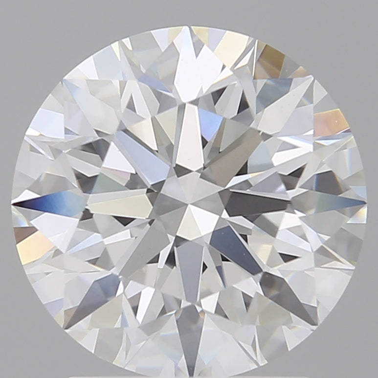 2.58 Carat Round Shaped, Ideal Cut, D Color, VVS2 Clarity, IGI Certified Lab Grown Diamond