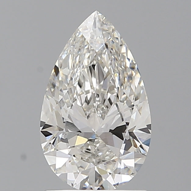 1.59 Carat Pear Shaped, Ideal Cut, F Color, VVS2 Clarity, IGI Certified Lab Grown Diamond