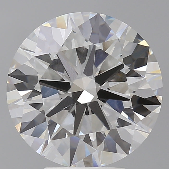 5.57 Carat Round Shaped, Ideal Cut, F Color, VVS2 Clarity, IGI Certified Lab Grown Diamond