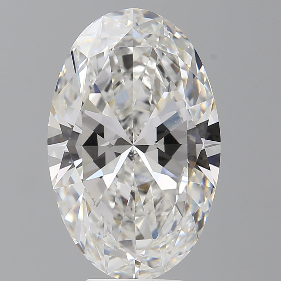 6.55 Carat Oval Shaped, Ideal Cut, E Color, VVS2 Clarity, IGI Certified Lab Grown Diamond