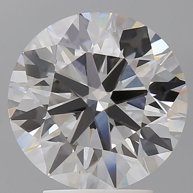 3.53 Carat Round Shaped, Excellent Cut, E Color, VVS2 Clarity, IGI Certified Lab Grown Diamond
