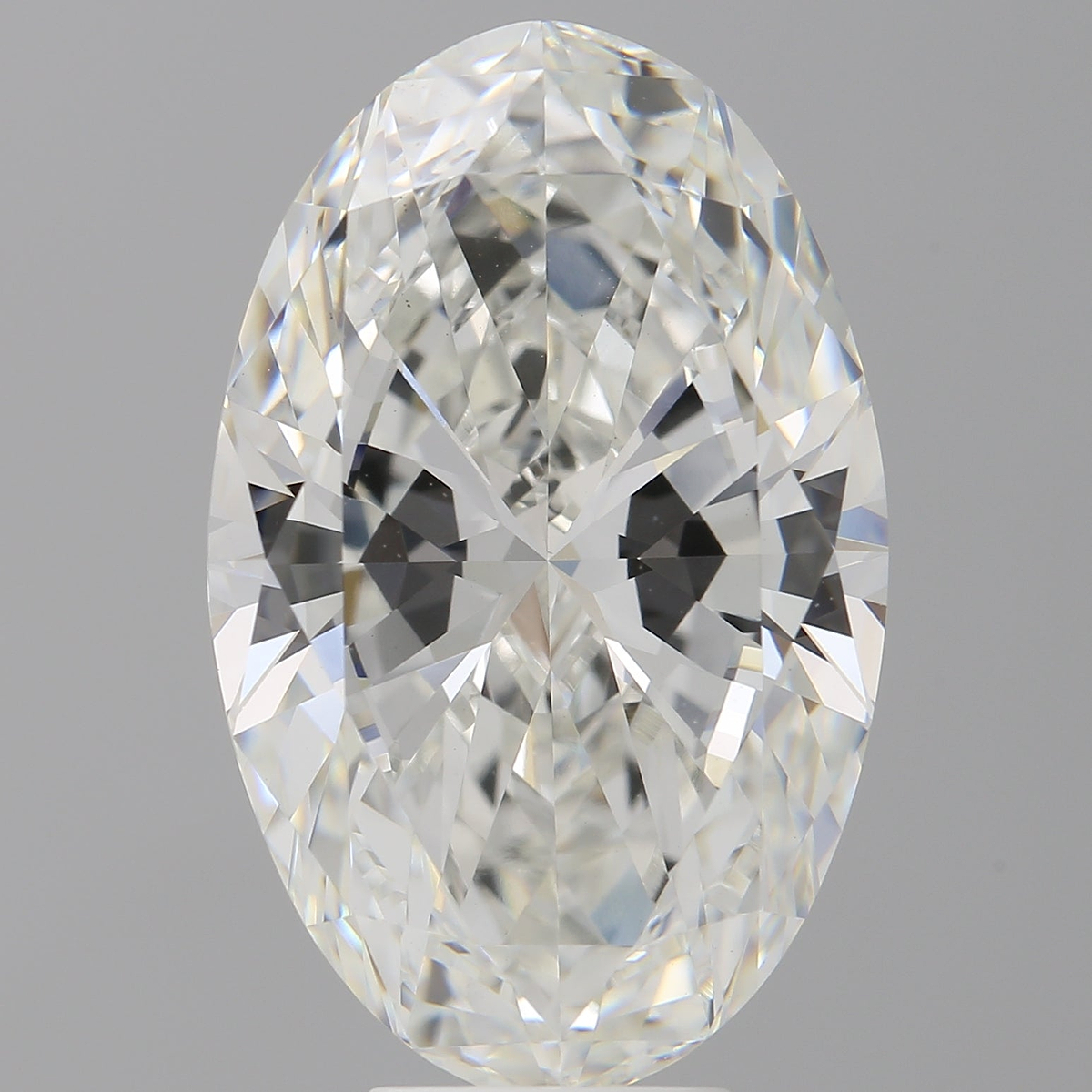 8.09 Carat Oval Shaped, Ideal Cut, F Color, VVS2 Clarity, IGI Certified Lab Grown Diamond