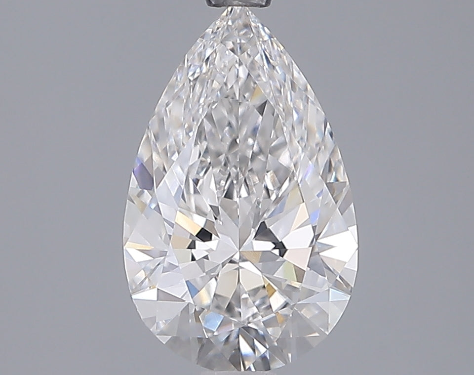 1.79 Carat Pear Shaped, Ideal Cut, E Color, VVS1 Clarity, IGI Certified Lab Grown Diamond