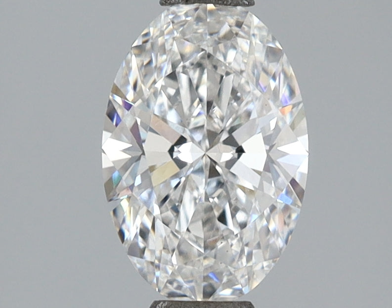 1.08 Carat Oval Shaped, Ideal Cut, D Color, VS1 Clarity, IGI Certified Lab Grown Diamond