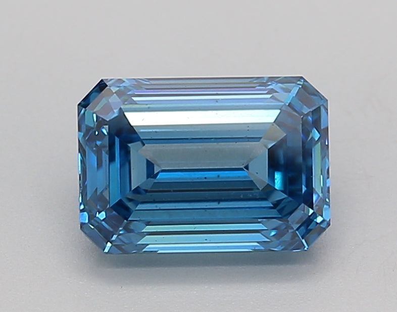 1.48 Carat Emerald Shaped, Ideal Cut, VS1 Clarity, IGI Certified Lab Grown Diamond