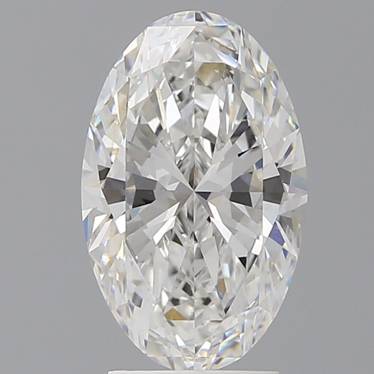 3.04 Carat Oval Shaped, Ideal Cut, F Color, VS1 Clarity, IGI Certified Lab Grown Diamond