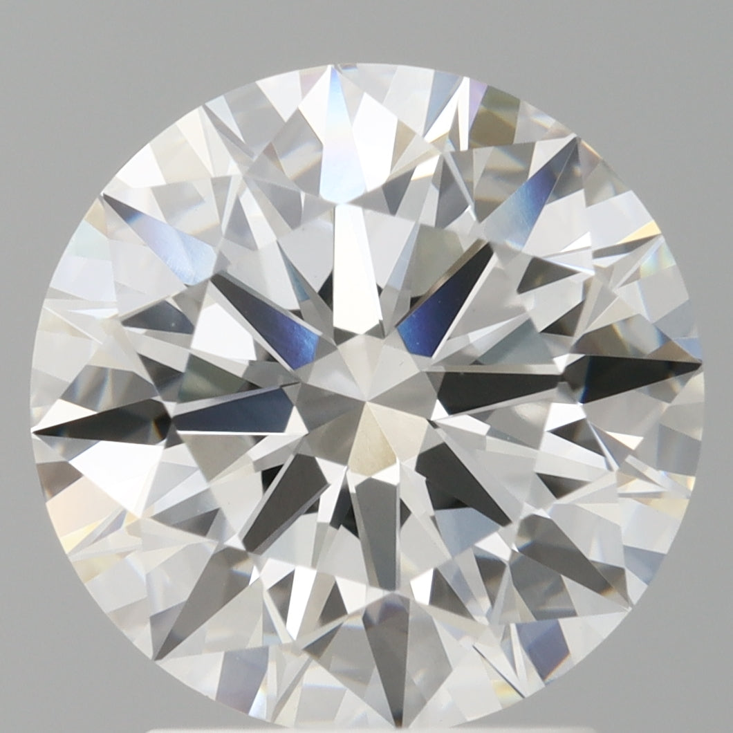 2.60 Carat Round Shaped, Ideal Cut, F Color, VVS2 Clarity, IGI Certified Lab Grown Diamond