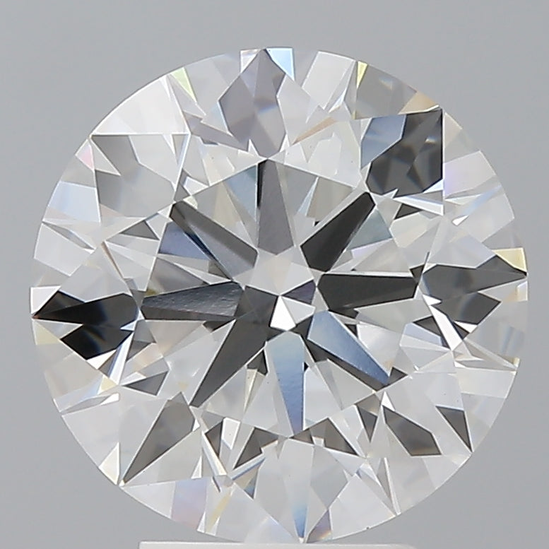 4.56 Carat Round Shaped, Excellent Cut, F Color, VVS2 Clarity, IGI Certified Lab Grown Diamond