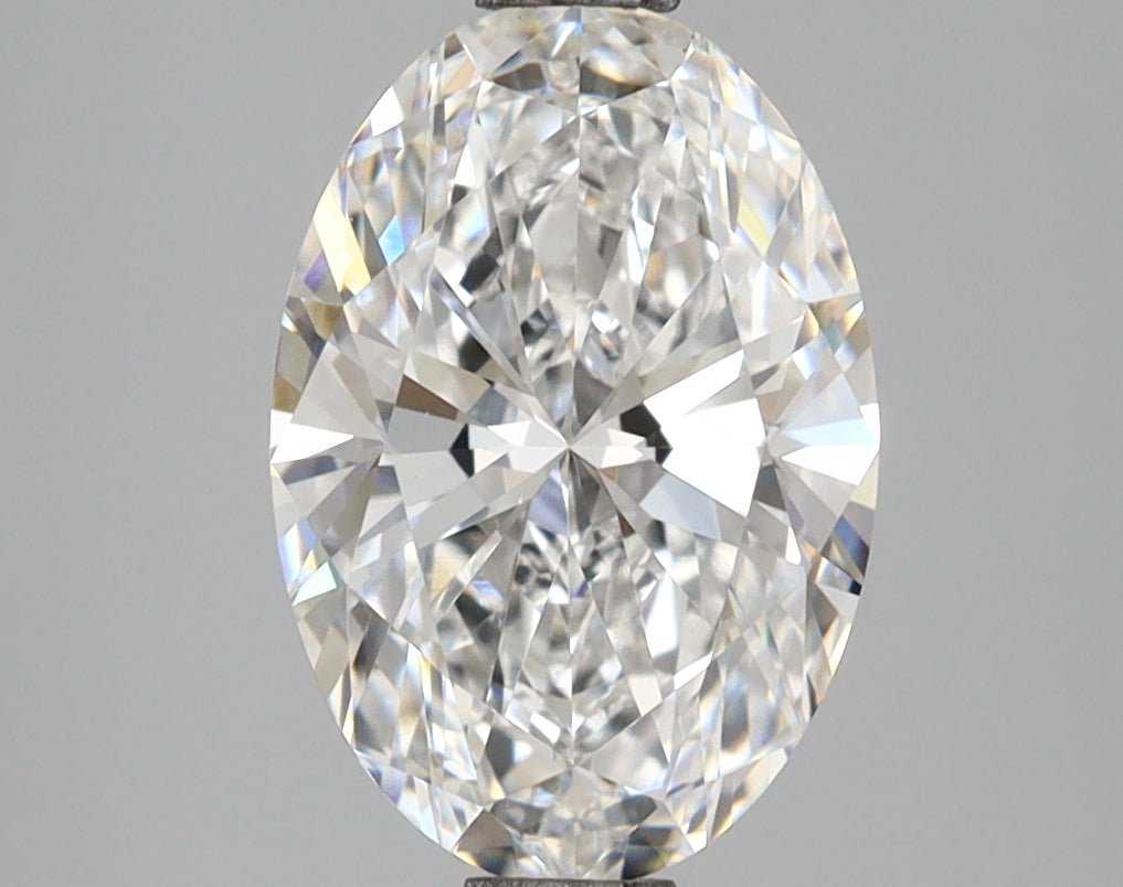 2.53 Carat Oval Shaped, Ideal Cut, E Color, VVS2 Clarity, IGI Certified Lab Grown Diamond
