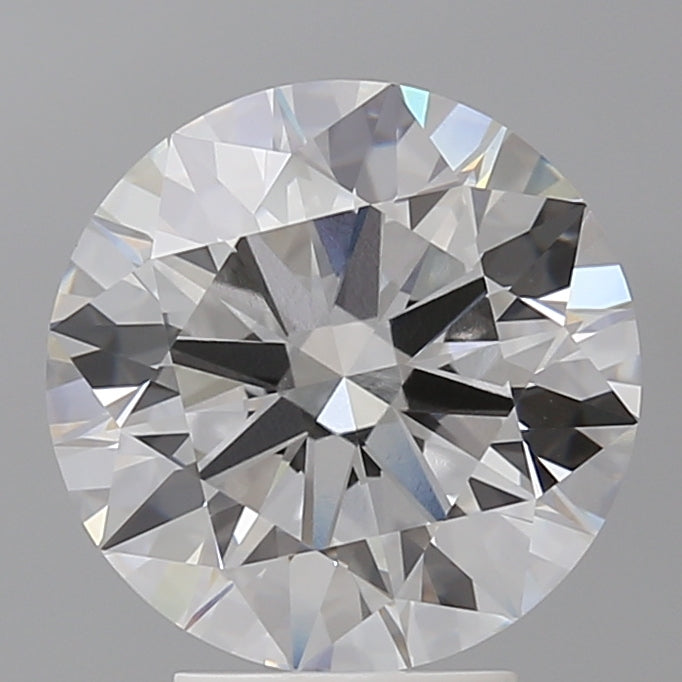 4.10 Carat Round Shaped, Ideal Cut, E Color, VVS2 Clarity, IGI Certified Lab Grown Diamond