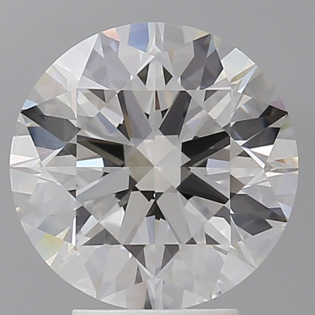 4.03 Carat Round Shaped, Ideal Cut, E Color, VVS2 Clarity, IGI Certified Lab Grown Diamond
