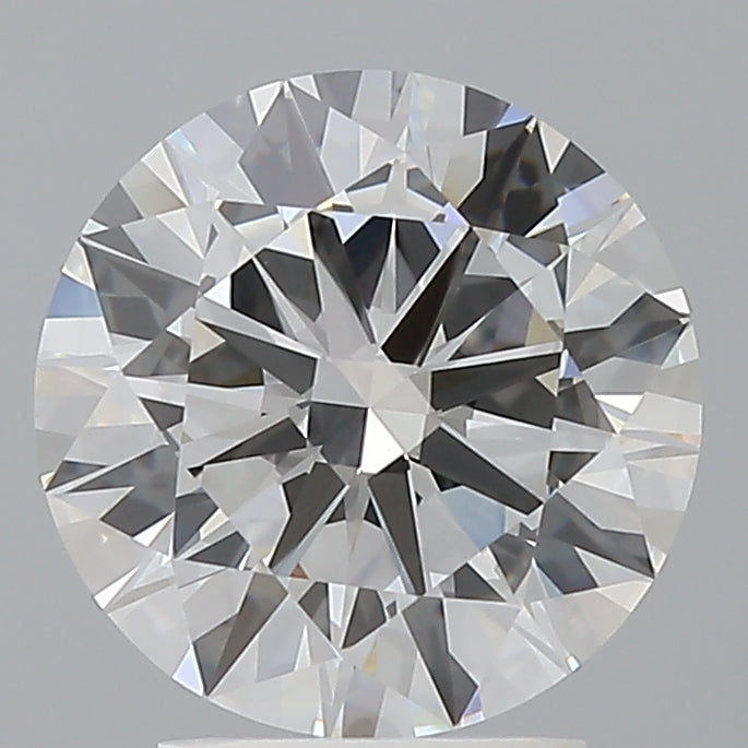 2.96 Carat Round Shaped, Excellent Cut, E Color, VVS2 Clarity, IGI Certified Lab Grown Diamond