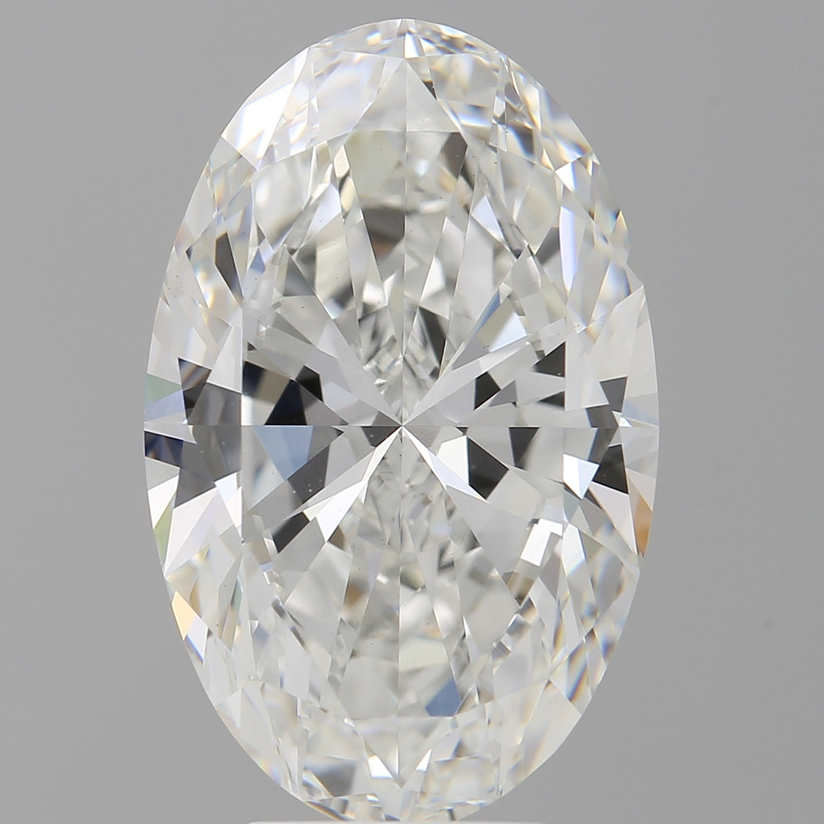 6.03 Carat Oval Shaped, Ideal Cut, F Color, VVS2 Clarity, IGI Certified Lab Grown Diamond
