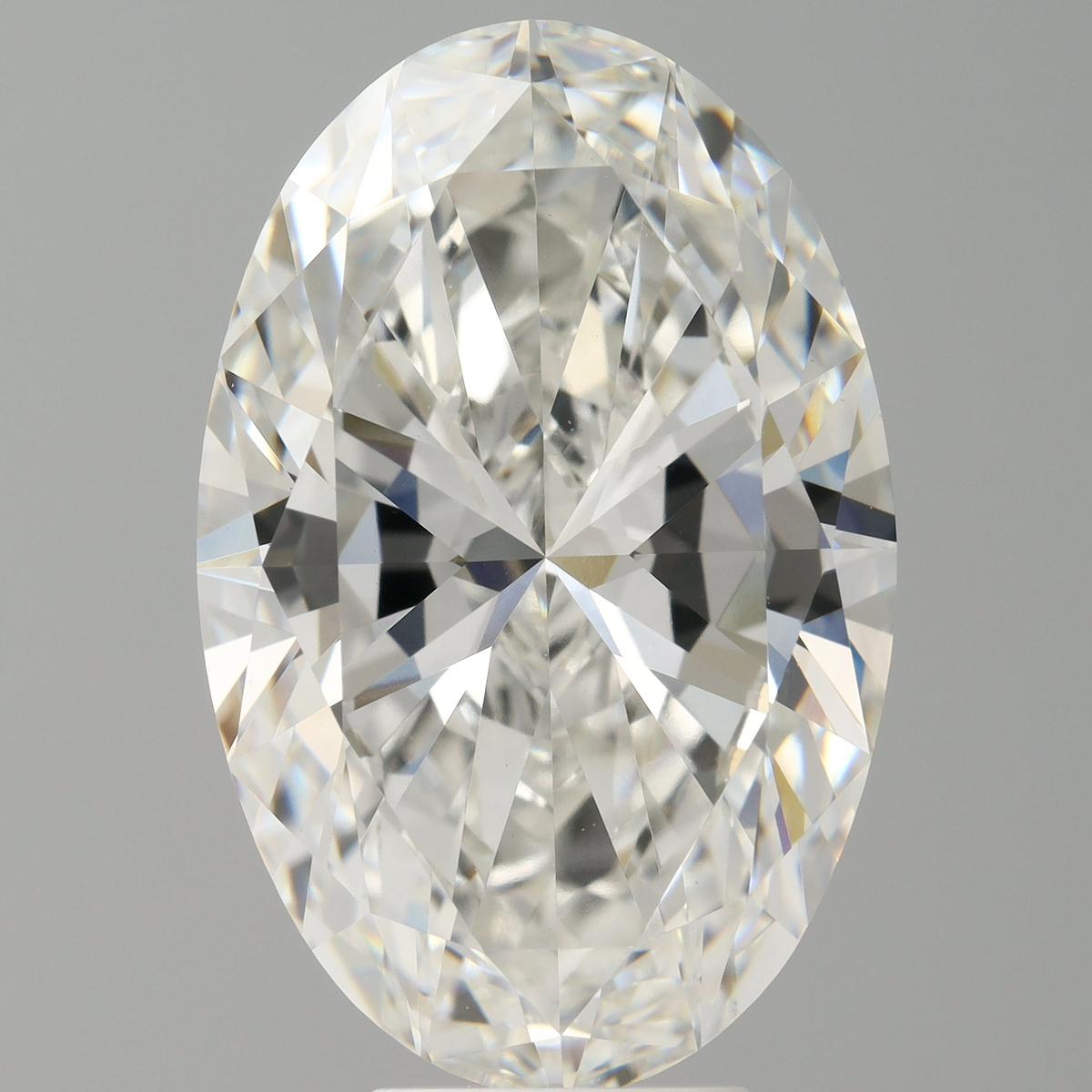 7.57 Carat Oval Shaped, Ideal Cut, F Color, VVS2 Clarity, IGI Certified Lab Grown Diamond