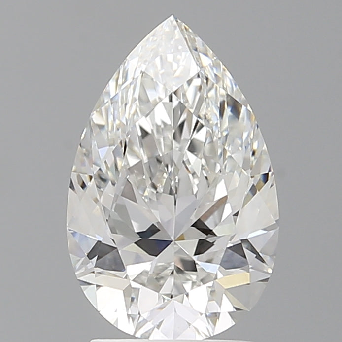 2.50 Carat Pear Shaped, Ideal Cut, E Color, VVS2 Clarity, IGI Certified Lab Grown Diamond