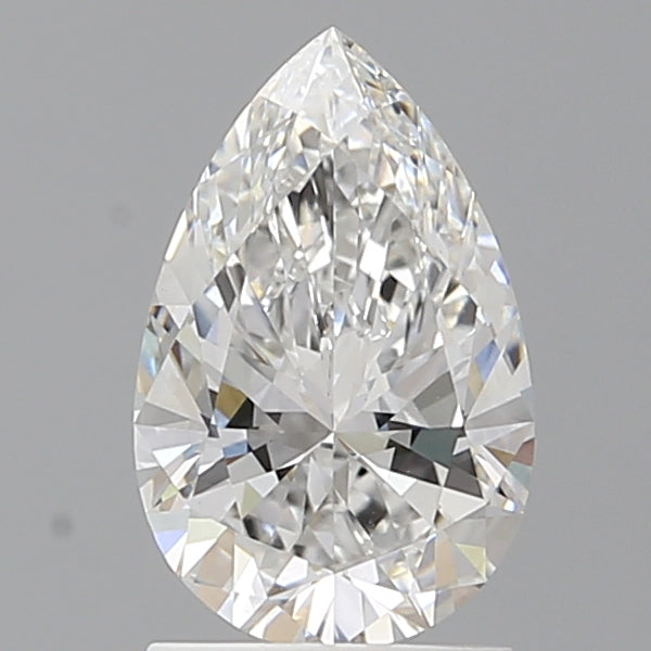 1.53 Carat Pear Shaped, Ideal Cut, E Color, VVS2 Clarity, IGI Certified Lab Grown Diamond