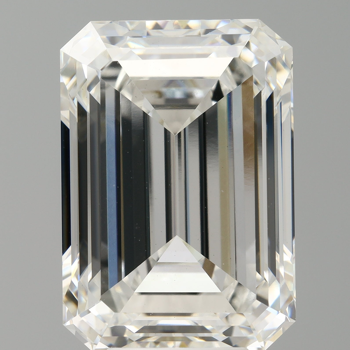 8.06 Carat Emerald Shaped, Ideal Cut, F Color, VS1 Clarity, IGI Certified Lab Grown Diamond