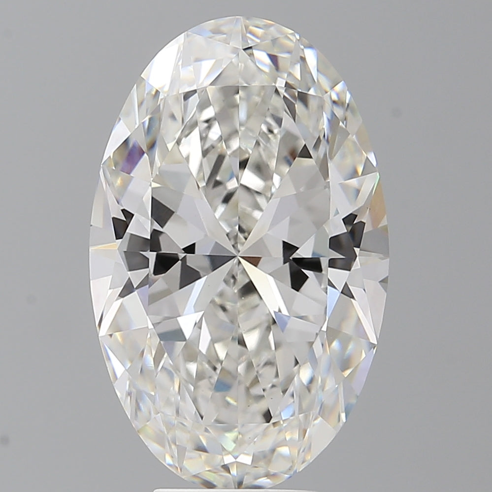 7.58 Carat Oval Shaped, Ideal Cut, F Color, VVS2 Clarity, IGI Certified Lab Grown Diamond