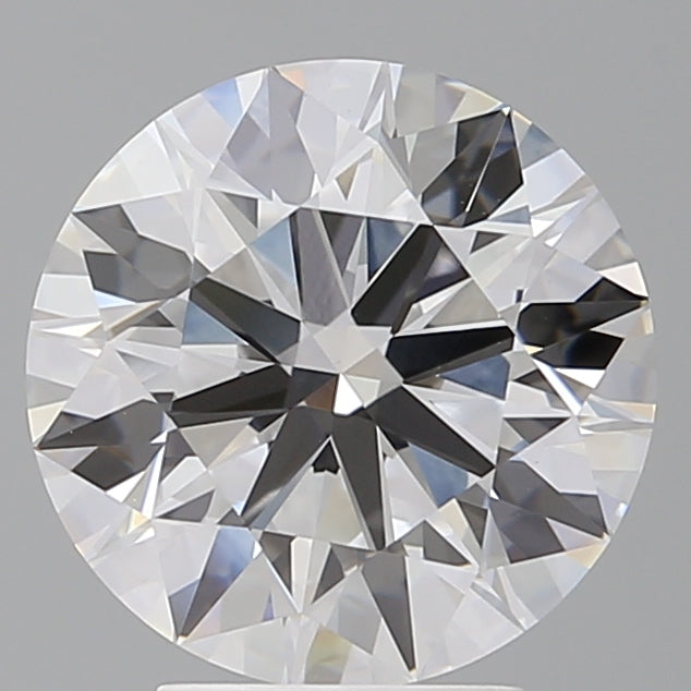 4.03 Carat Round Shaped, Ideal Cut, E Color, VVS2 Clarity, IGI Certified Lab Grown Diamond
