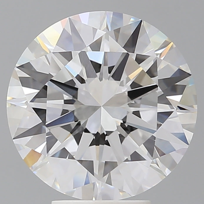 5.55 Carat Round Shaped, Excellent Cut, E Color, VVS2 Clarity, IGI Certified Lab Grown Diamond