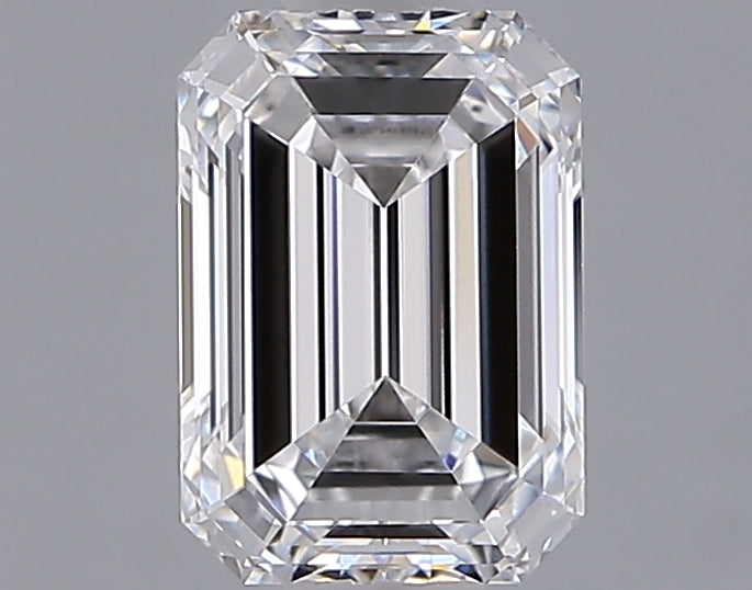 1.00 Carat Emerald Shaped, Ideal Cut, D Color, VVS1 Clarity, IGI Certified Lab Grown Diamond