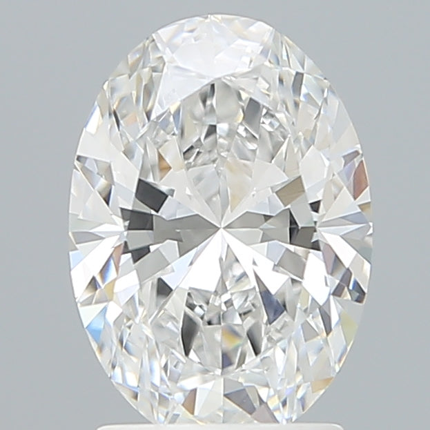 2.09 Carat Oval Shaped, Excellent Cut, E Color, VVS2 Clarity, IGI Certified Lab Grown Diamond